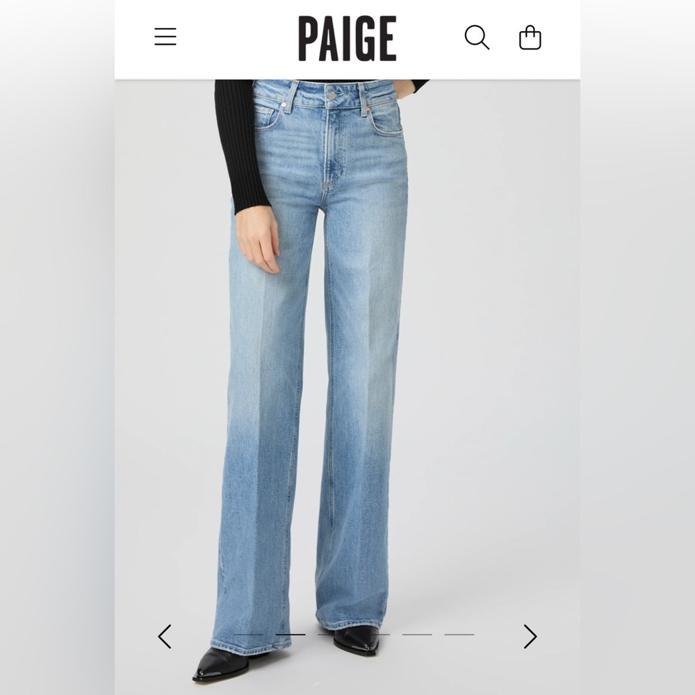 NWT Paige Wide leg Sasha Jeans
